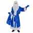 Новогодний костюм из синего креп-сатина «Дед Мороз» - 