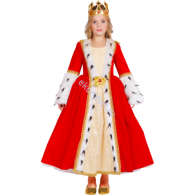 Карнавальный костюм &quot;Королева Марго&quot; ​В костюм входит:
роскошное, богатое королевское платье и золотая корона.​
​Производство:

​Россия

Размеры:

​30,34

Артикул:

​td409
