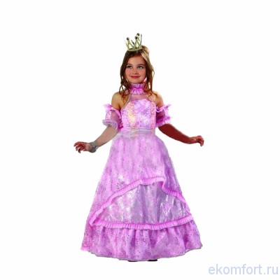 Костюм принцессы Золушки розовый Детский костюм принцессы Золушки. 
Размер: 28, 30, 32, 34, 36, 38, 40