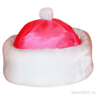 Шапка Дедушки Мороза красная Обхват головы: 60 см
Материал: искусственный мех, тафта