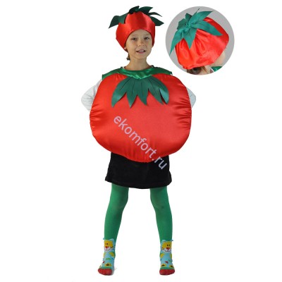 Карнавальный костюм жилет Помидор В комплект входят: зеленая жилетка, с завязками на талии, к ней пришит овощ на грудь, шапочка с листочком.
Рассчитан на рост: 100-140 см
Артикул: М-0138