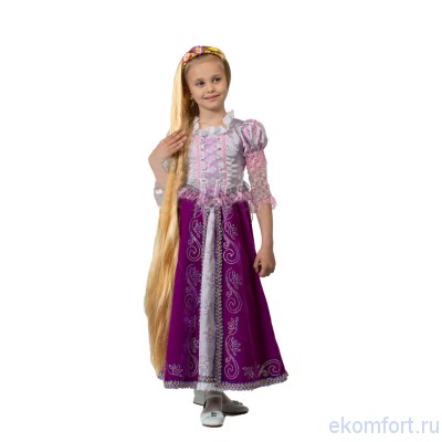 Костюм принцессы Рапунцель Детский костюм принцессы Рапунцель сшит из бархата и парчи.
Размер: 30, 32, 34, 36, 38