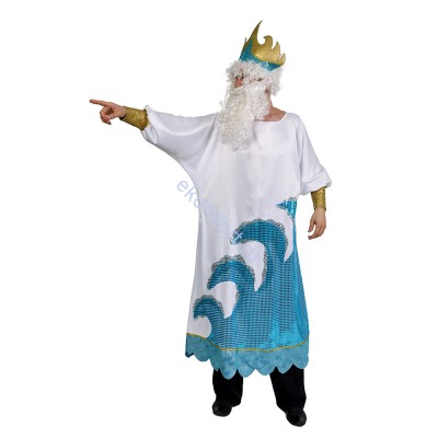 Карнавальный костюм Нептун с аппликацией Карнавальный костюм Нептуна с аппликацией