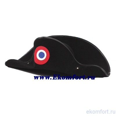 Шляпа Наполеон Материал: велюр
Цвет: черный
Шляпа по краям украшена черной каймой.
Производство: Италия