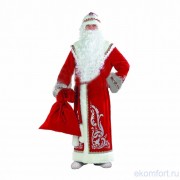 Новогодний  костюм  «Дед Мороз» с декоративной аппликацией, арт.146