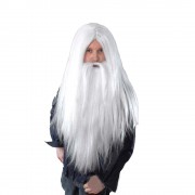 Карнавальный парик "Волшебник с бородой"