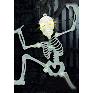 Пляшущий скелет Трафарет настенный "Пляшущий скелет", размер 50 см.
Производство: Италия