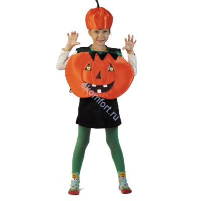 Карнавальный костюм жилет Тыква на хэллоуин Карнавальный костюм жилет Тыква на хэллоуин