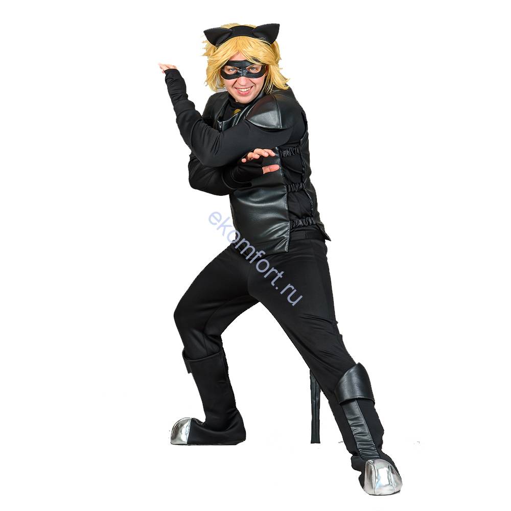 Карнавальный костюм Супер Кот, рост 110 см, Батик