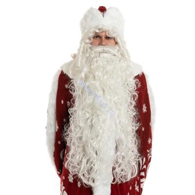 Борода и парик для Деда Мороза (профессиональный) Выполнен из качественных материалов
Длина бороды: 40 см
Артикул: ПБ-2​