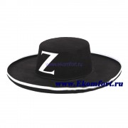 Шляпа Зорро со знаком Z