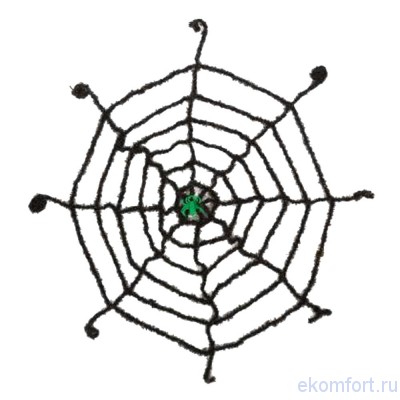 Паутина со светящимся пауком Паутина со светящимся пауком
Размеры: 1 кв.м
Производитель:   Европа