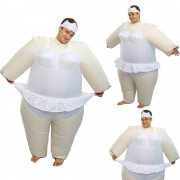 Надувной костюм «Балерина в белом» 