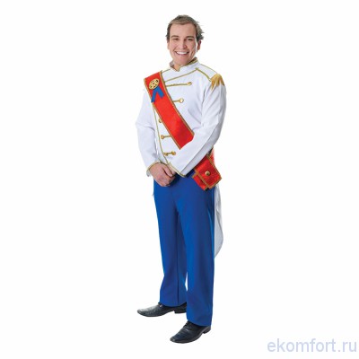 Костюм &quot;Принц при параде&quot; Размер: 46-50
В комплект входят: фрак, брюки, эполеты, лента с орденом.
Материал: ткань (ПЭ)