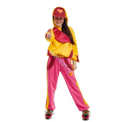 Карнавальный костюм Блогера (Likee) В комплект входят: брюки, свитшот с капюшоном, кепка, сумка бананка на пояс или через плечо.
Материал: трикотаж, паетка.
Размер: 44-48
Артикул: ВЖ346