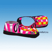 Ботинки клоунские цветные