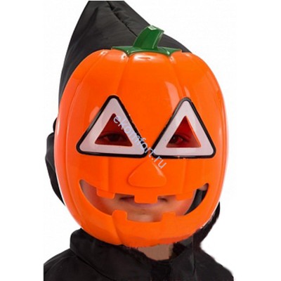Карнавальная маска &quot;Тыква Хэллоуин&quot; светящаяся Карнавальная маска "Тыква Хэллоуин" светящаяся