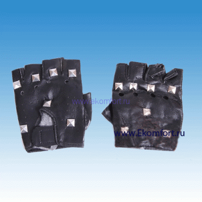Перчатки байкера Без пальцев, с металлическими вставками.
Они дополнят образ байкера, либо рокера.
Производство: Италия