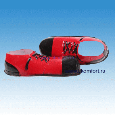 Ботинки клоуна черно-красные Производство: Китай