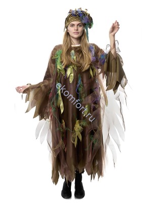 Костюм &quot;Кикимора&quot; Карнавальный костюм "Кикимора"Говорим: «кикимора», подразумеваем «болотная». Пора покидать болота и собираться всем на новогодние праздники. Костюмы лесной нечисти – любимый наряд наших предков в святочные дни. Маскарадный костюм такого рода универсален – хорош и в Хэллоуин, и для постановки сказочного спектакля. А какая сказка с походом в лес по грибы (за кладом, молодильными яблоками, рождественской ёлкой – нужное подчеркнуть) обходится без встречи с болотной хохотушкой?
Производство: Россия
