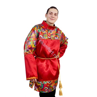 Карнавальная рубаха Русский богатырь арт.2026-1 Карнавальная рубаха Русский богатырь арт.2026-1