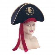 Головной убор "Шляпа пирата Люкс Велюр"