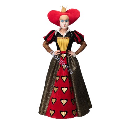 Карнавальный костюм «Красная королева» В комплект входят: головной убор, платье, кринолин
Материал: замша, трикотаж, велюр, жаккард, поролон, атлас, бифлекс
Размер: 44-48
Артикул: ВЖ353