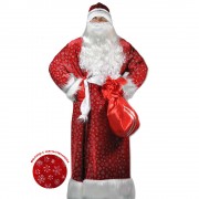 Новогодний костюм «Дед Мороз» (велюр) 