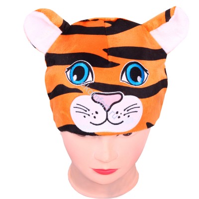 Карнавальная шапка «Тигр»  Материал: полиэстер, подклад - хлопок
Размер: безразмерный
Артикул: 953 к-20