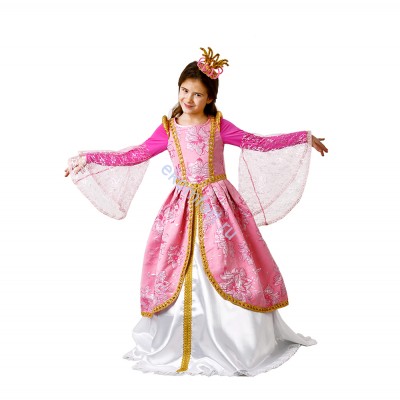 Костюм Принцессы (розовый) Костюм Принцессы (розовый)
В костюм входит: платье, корона, кринолин
Материал: атлас, жаккард
Размер:110-116, 122-128, 134-140 см
Производство:Украина