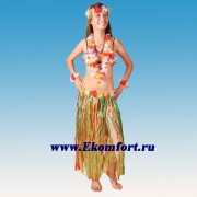 Гавайский костюм с цветами