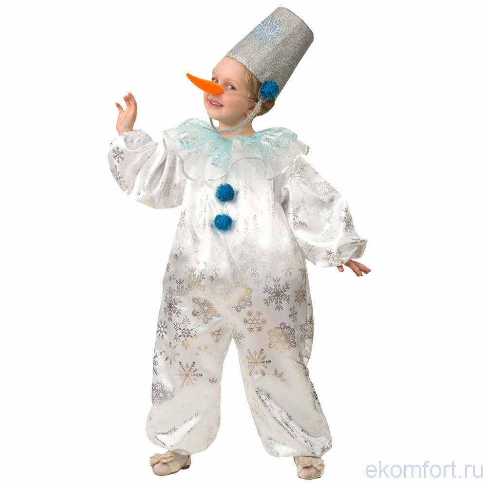 Костюм снеговика 12 для ребёнка купить в интернет-магазине: фото, описание, отзывы