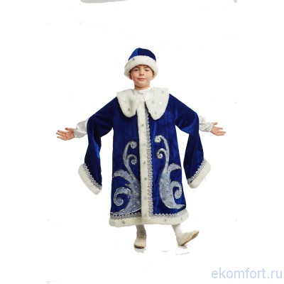 Карнавальный костюм &quot;Месяц Январь&quot; Карнавальный костюм для детей.
В комплекте: шуба+шапка
Ткань: велюр, мех
Производство: Украина