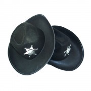 Головной убор  "Шляпа шерифа черная - 2"