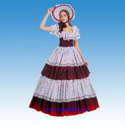 Историческое платье «Цветочница»