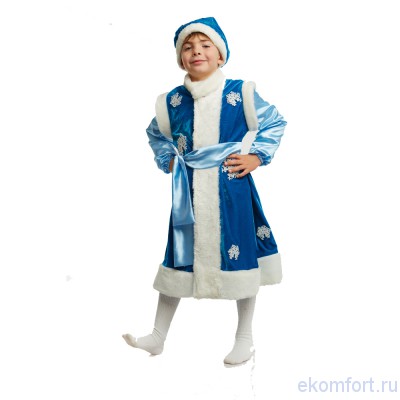 Карнавальный костюм &quot;Месяц Февраль&quot; Карнавальный костюм для детей
В комплекте:рубашка, шуба, пояс, шапка
Ткань: велюр, атлас
Производитель: Украина