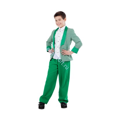 Карнавальный костюм стиляги зеленый Карнавальный костюм стиляги зеленый