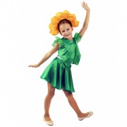 Карнавальный костюм «Подсолнух» для девочки 