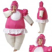 Надувной костюм «Девочка в розовом» 