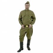 Военный костюм "Гимнастерка с брюками" для взрослых