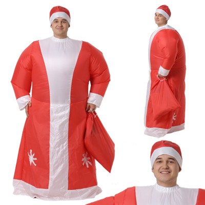 Надувной костюм «Дед Мороз» (красный) В комплект входят: костюм, вентилятор для его надувания (питание – 4 батарейки, в комплект не входят)
Материал: курточная ткань с ветрозащитной полиуретановой пропиткой.
Подходит на рост 155-200 см.
Производитель: Россия