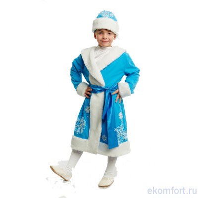 Карнавальный костюм &quot;Месяц Декабрь&quot; Карнавальный костюм для детей.
В комплекте: шуба+шапка и пояс.
Ткань: велюр, атлас, мех
Производитель: Украина