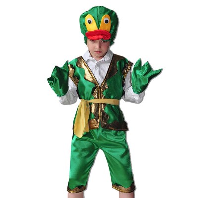 Карнавальный костюм «Лягушонок» В комплект входят: голова, жилет, бриджи, лапы на руки
Рассчитан на рост: 110-116 | 116-122 см
